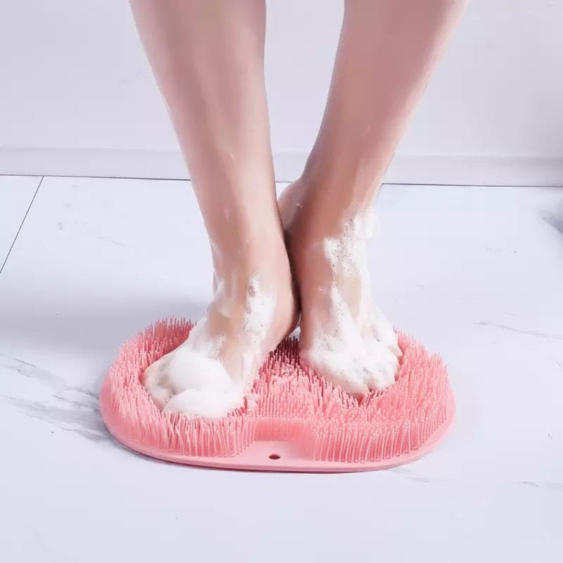 Silicone Bath Mat, Shower Cushion Brush Foot Massage Mat Scrub Back Bath Brush, Anti-Slip Scrub Pad, Anti-slip Mat Scrubber, Rubbing Back Artifact Massage Bathtub Sucker Silicone Bath Mat, Shower Cushion Brush Foot Massage Mat Scrub Back Bath Brush, Anti-Slip Scrub Pad, Anti-slip Mat Scrubber, Rubbing Back Artifact Massage Bathtub Sucker